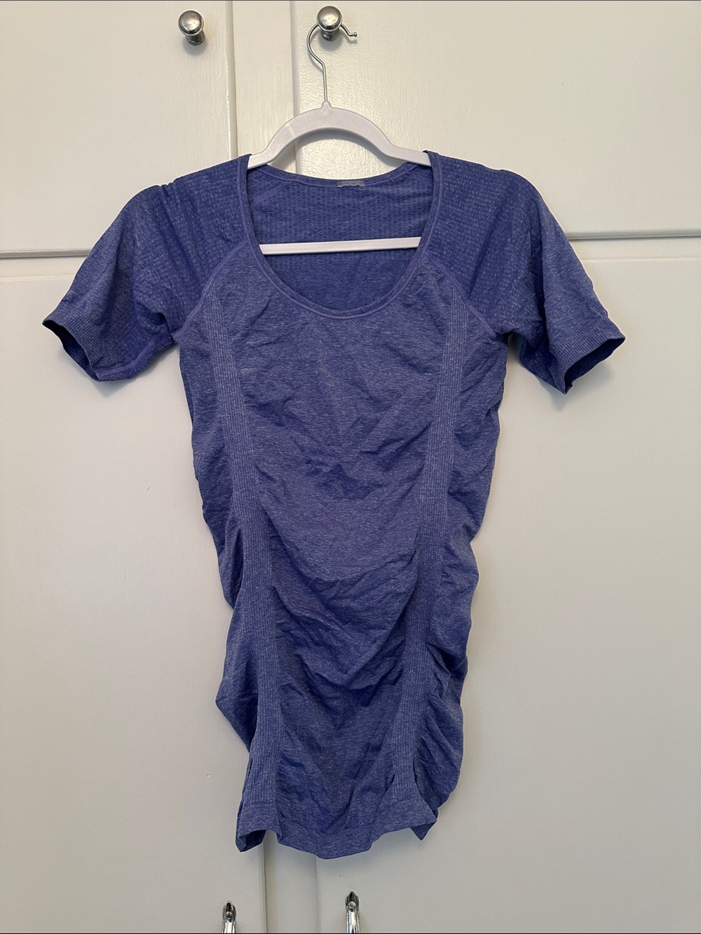 EUC Calia Active Workout Purple Short Sleeve Top